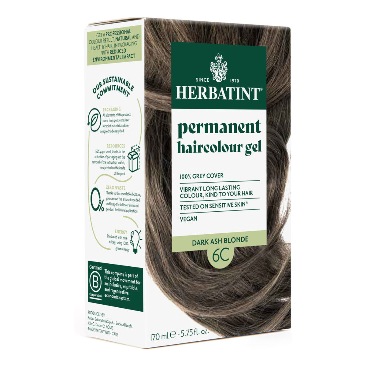 Herbatint Trwała Ziołowa farba do włosów 170ml
