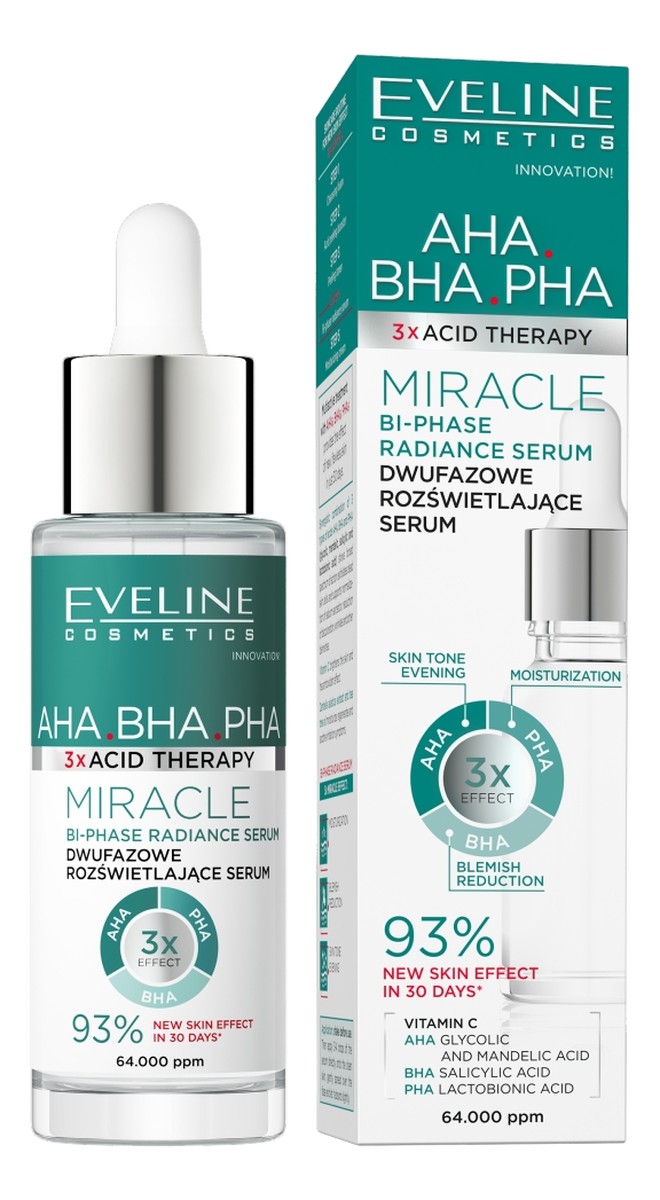 dwufazowe rozświetlające serum