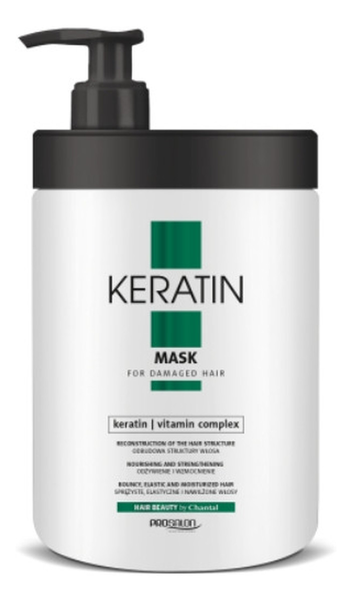 Keratin intensywnie odbudowująca maska do włosów z keratyną