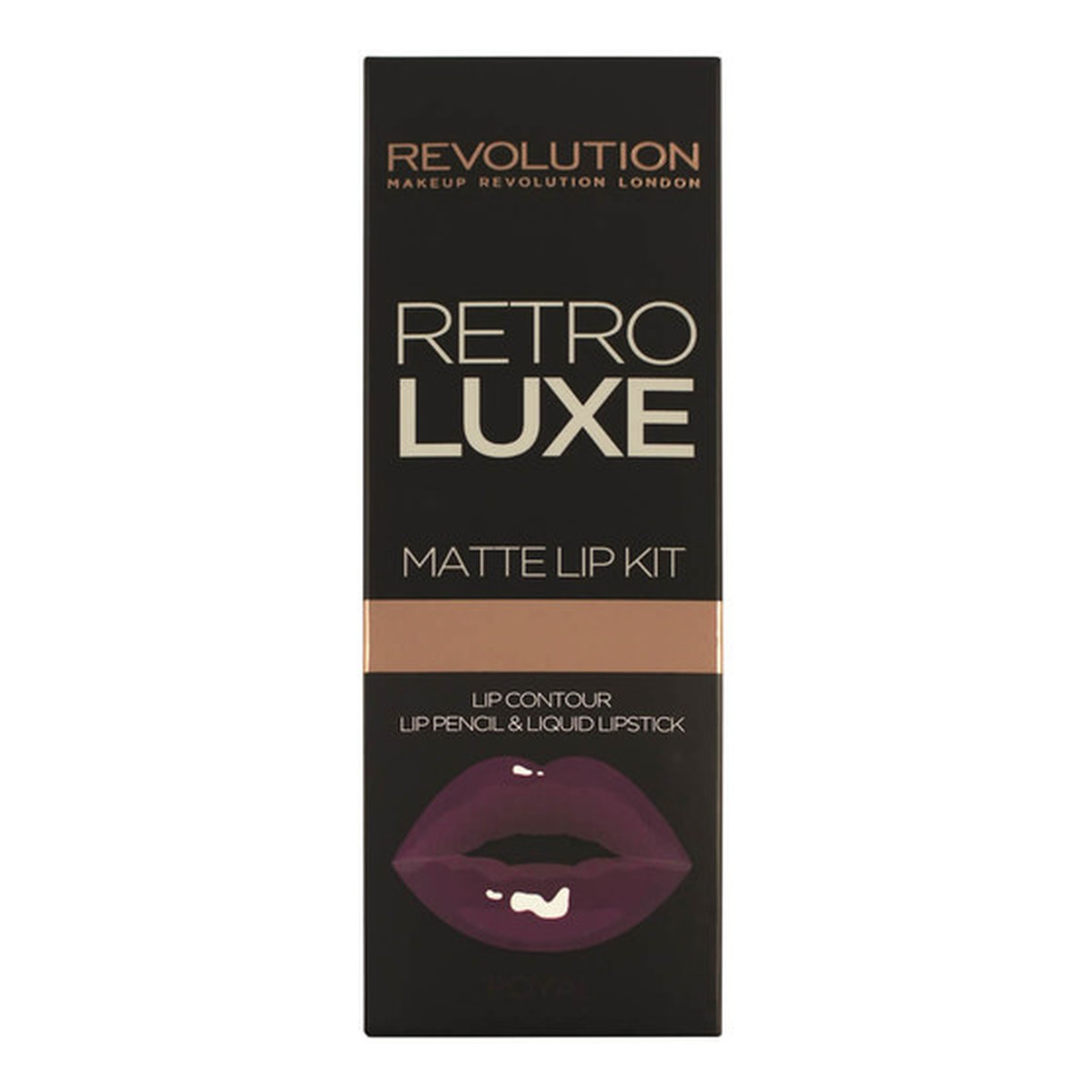 Makeup Revolution Retro Luxe Matte Lip Kit Pomadka i konturówka do ust