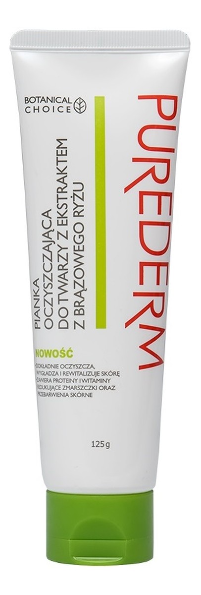 Pianka oczyszczająca do twarzy z ekstraktem z brązowego ryżu