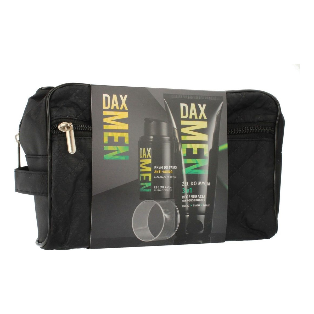 Dax Men Zestaw prezentowy - kosmetyczka (krem anti-aging 50ml+żel 3w1 )