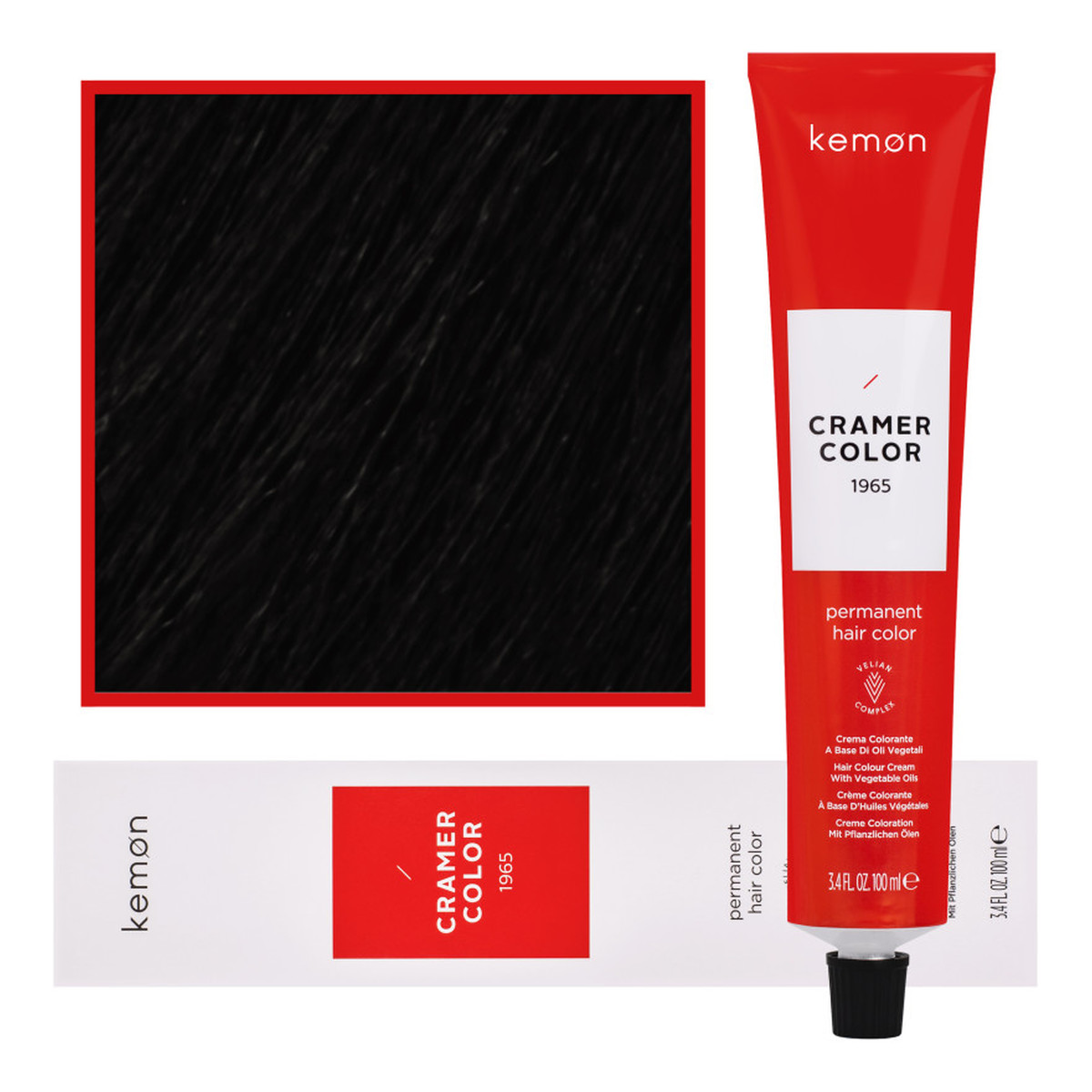 Kemon Cramer Color Kremowa farba do włosów z olejem kokosowym 100ml