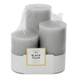 Świeca zapachowa Glass Classic Perfume nr 6 Black Tulip 1op.-3szt