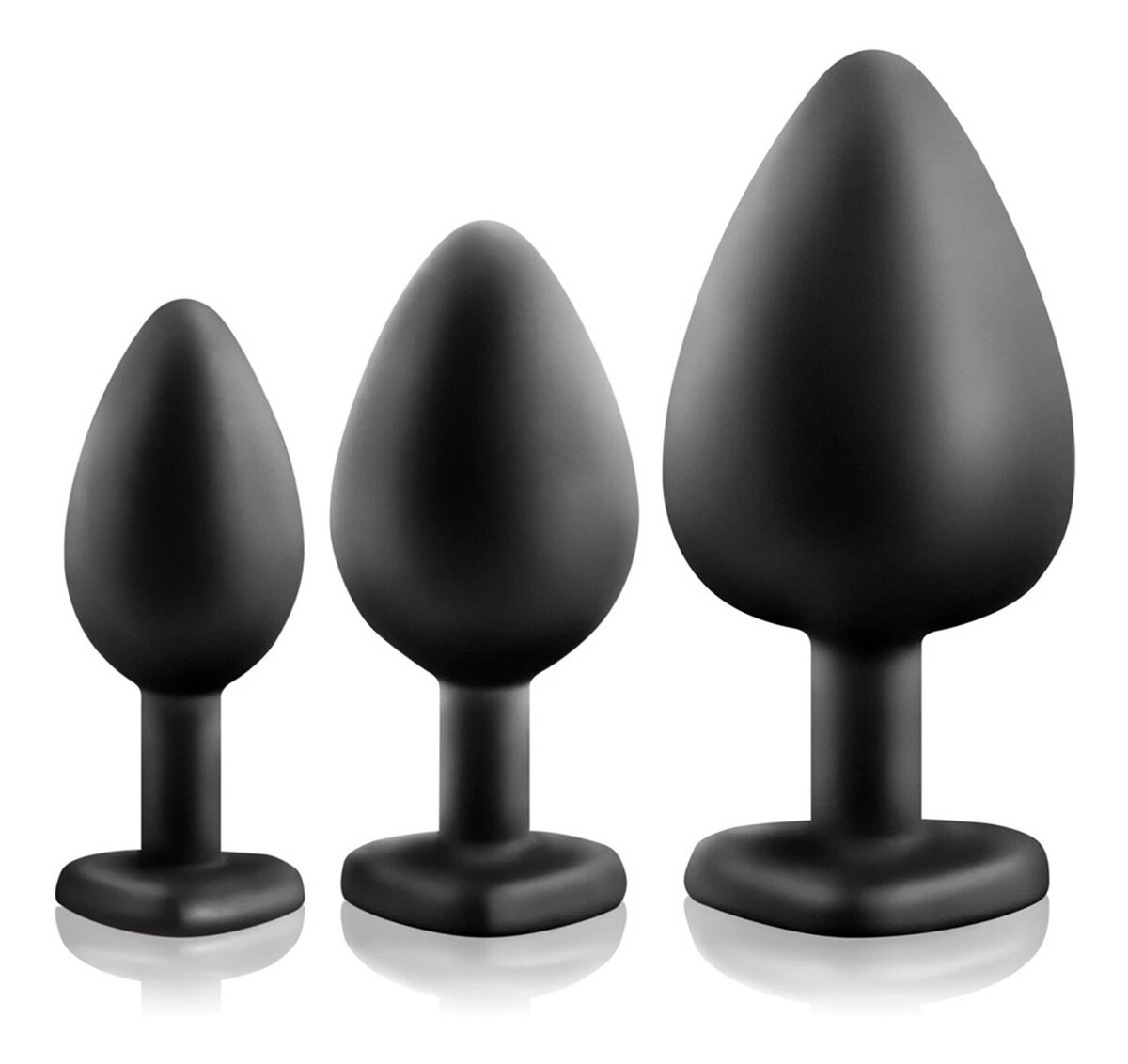 Luxe bling plugs korki analne 3szt.