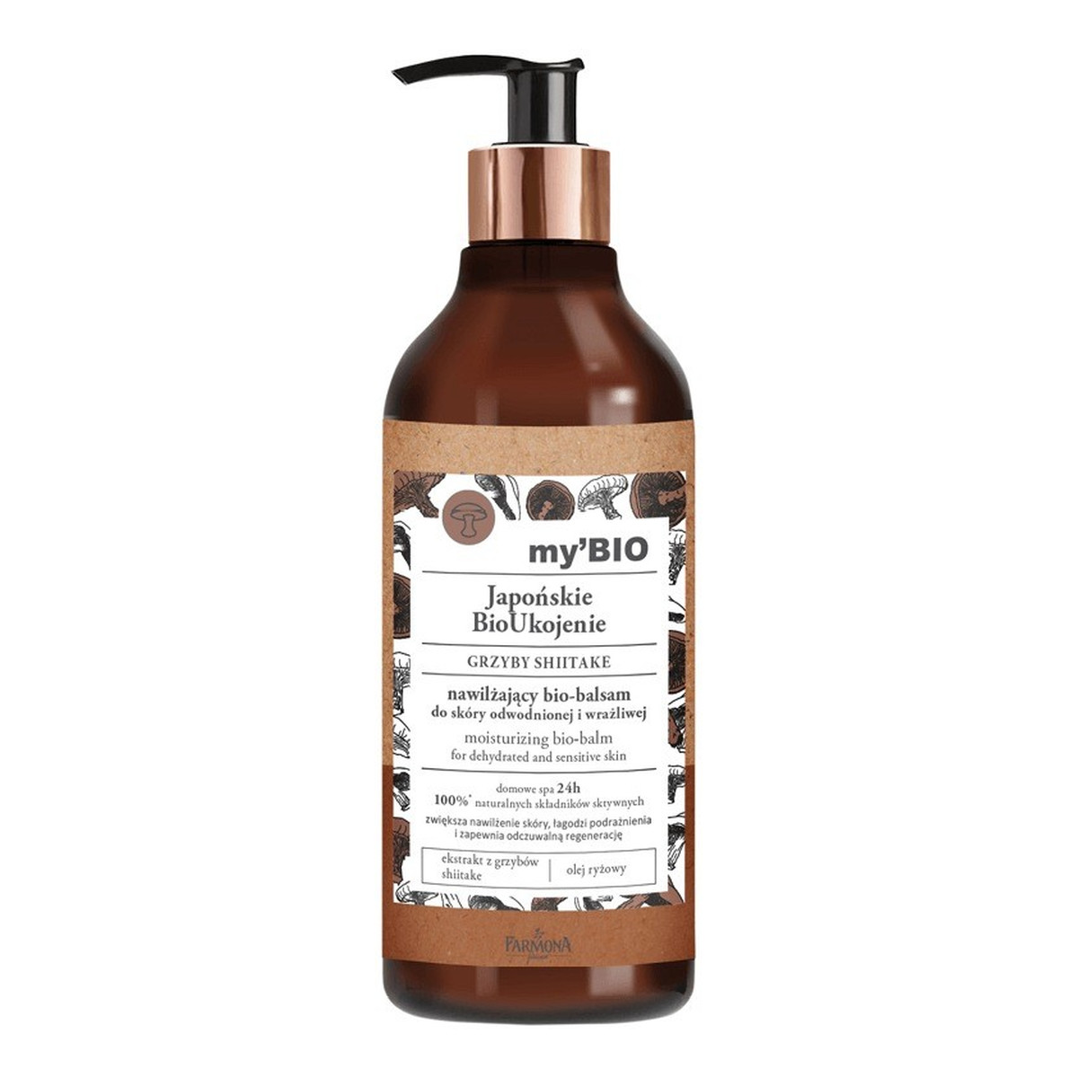 Farmona my'BIO Japońskie BioUkojenie Bio-Balsam nawilżający do skóry odwodnionej i wrażliwej 400ml