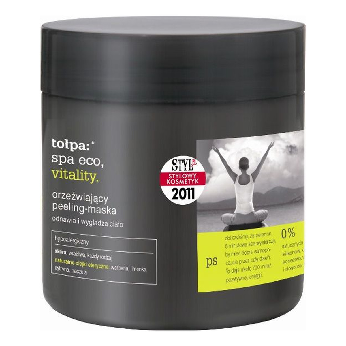 Tołpa Vitality Orzeźwiający Peeling Maska Intensywnie Odnawiający Ciało 250ml