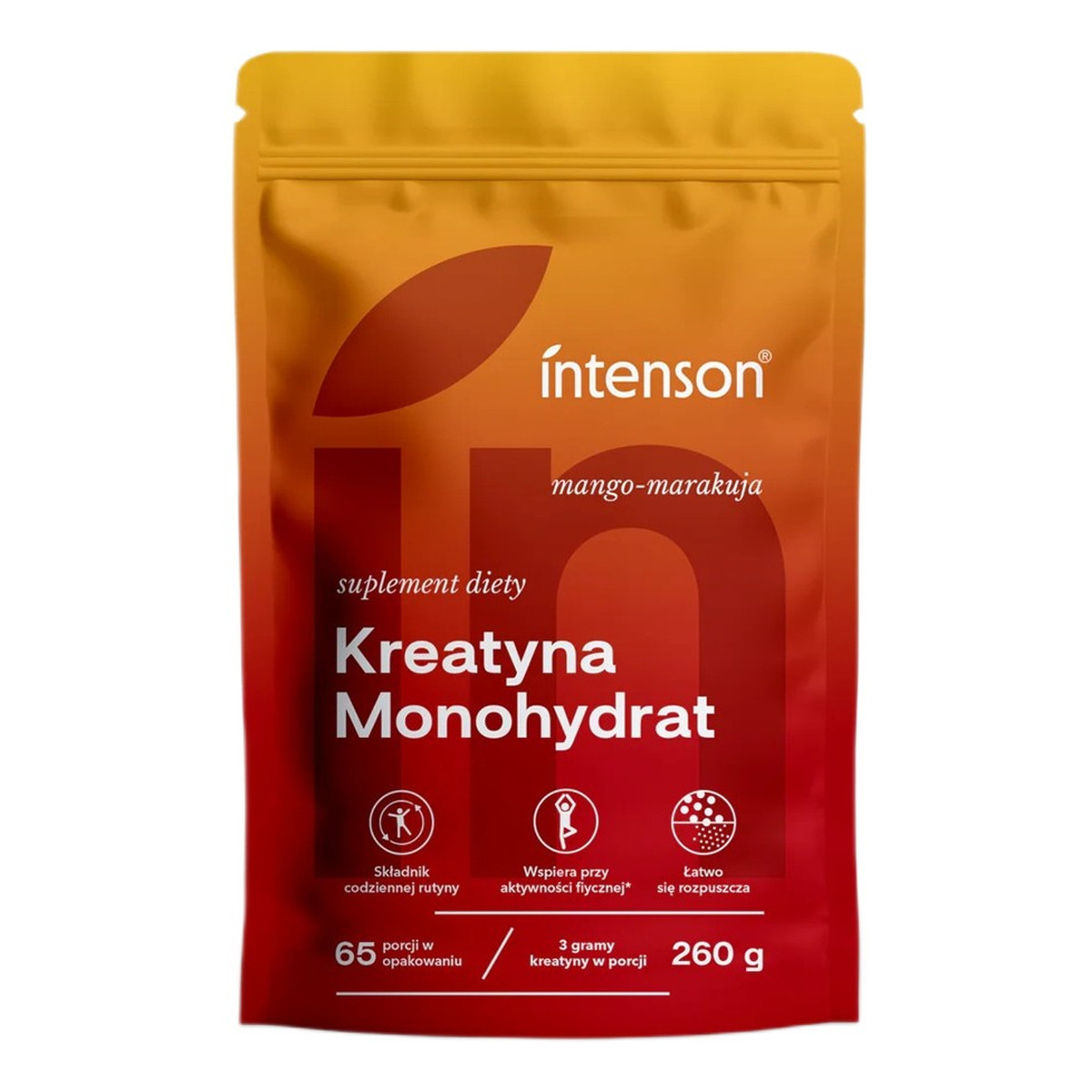 Intenson Kreatyna monohydrat suplement diety mango-marakuja 260g