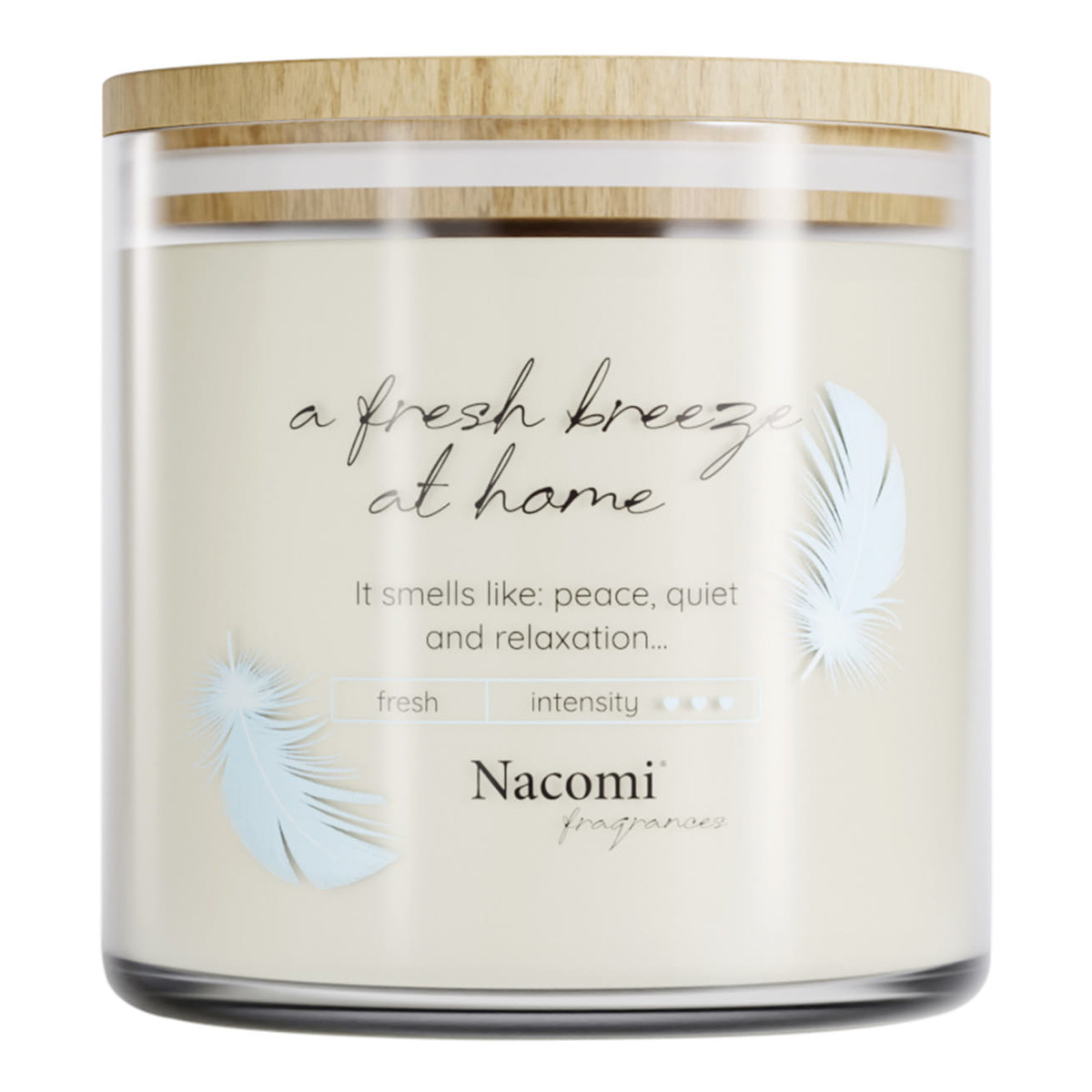 Nacomi Fragrances Świeca zapachowa sojowa - A fresh breeze at home 450g