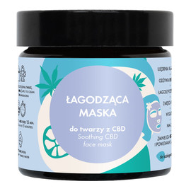 Łagodząca maska do twarzy z CBD