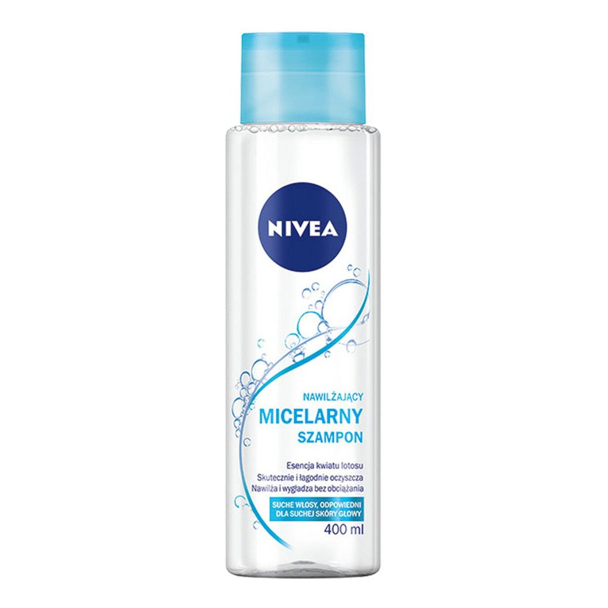 Nivea Micelarny Szampon nawilżający do włosów suchych 400ml