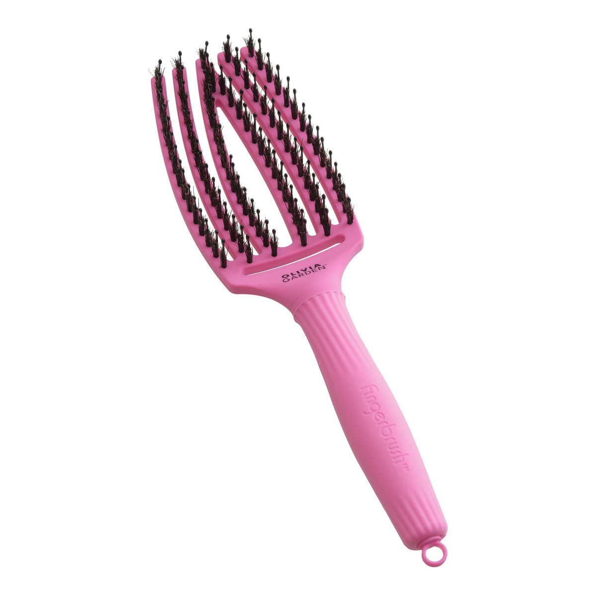 Olivia Garden Fingerbrush Amazonki szczotka do włosów soft pink róż po zdrowie