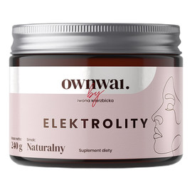 Elektrolity naturalne suplement diety w proszku