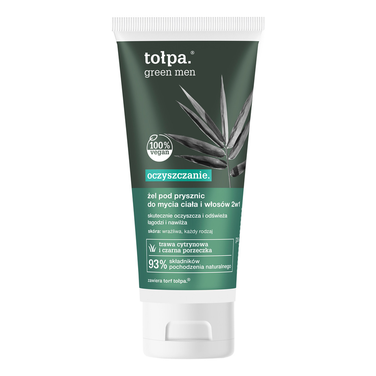 Tołpa Green Men Żel pod prysznic do mycia ciała i włosów 2w1 200ml