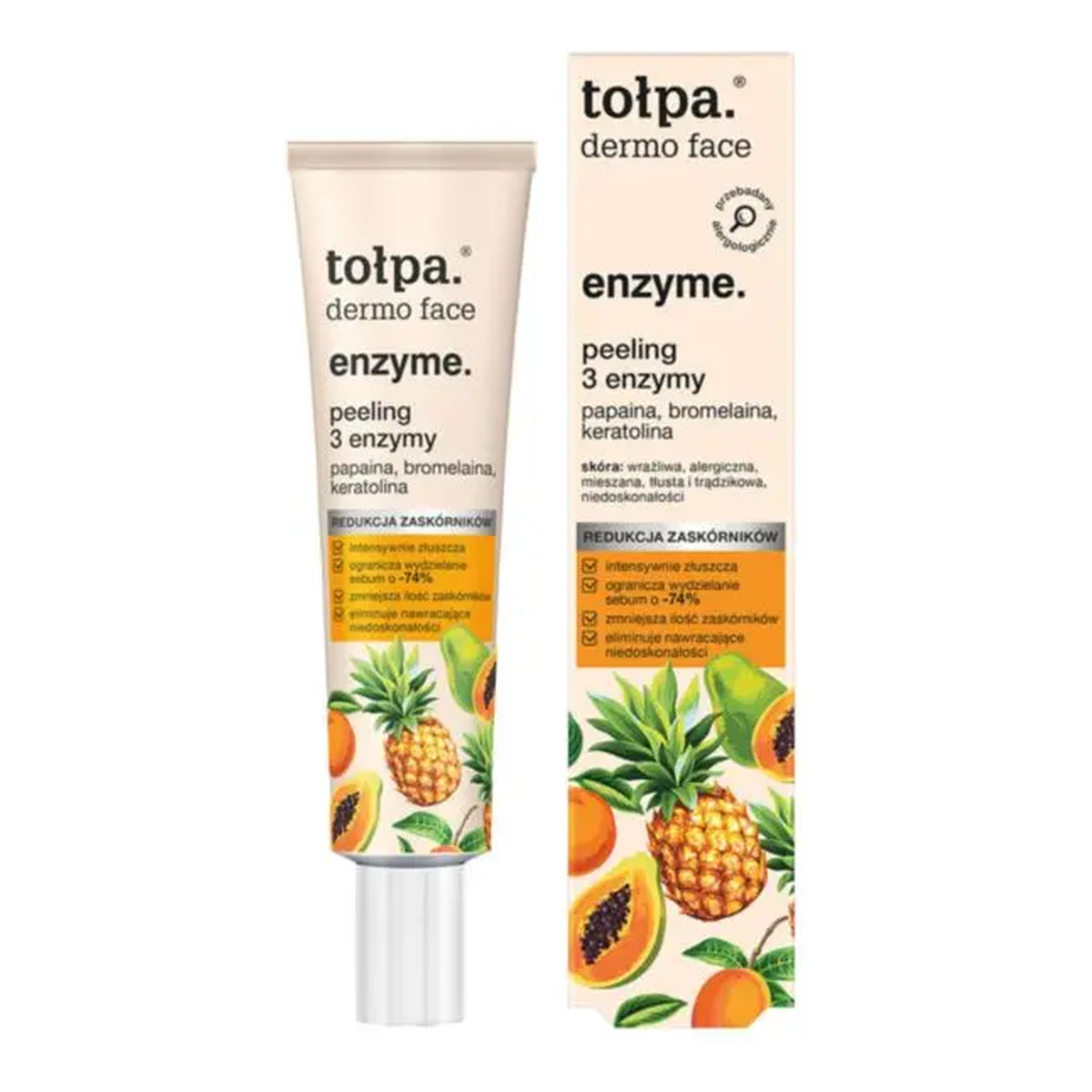 Tołpa Dermo Face Sebio Peeling Do Twarzy 3 enzymy 40ml