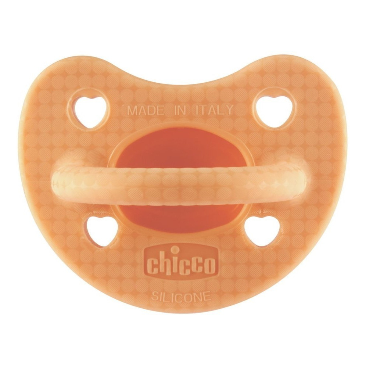 Chicco PhysioForma Luxe smoczek silikonowy uspokajający 2-6m Pomarańczowy