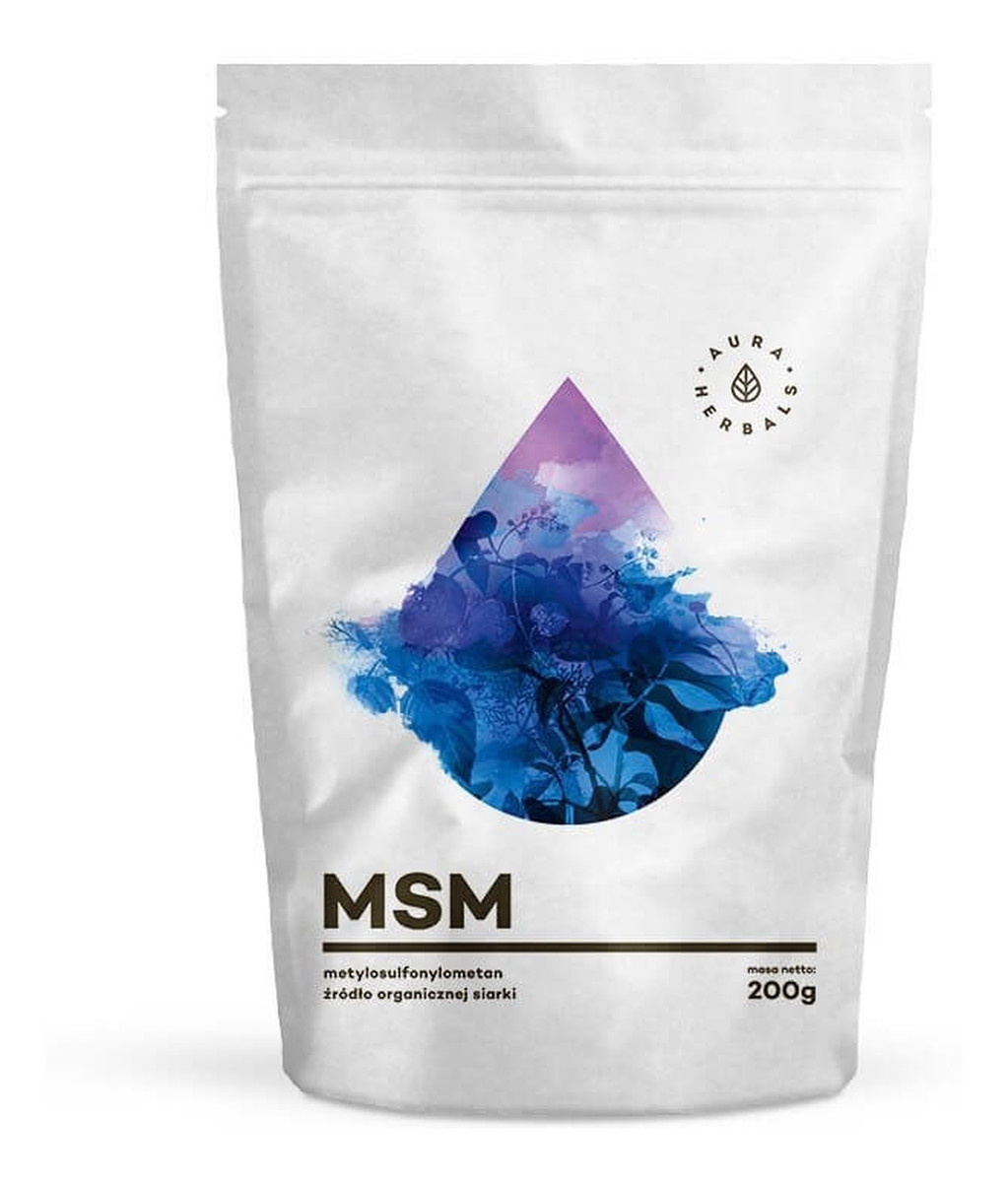 MSM sproszkowana siarka organiczna suplement diety