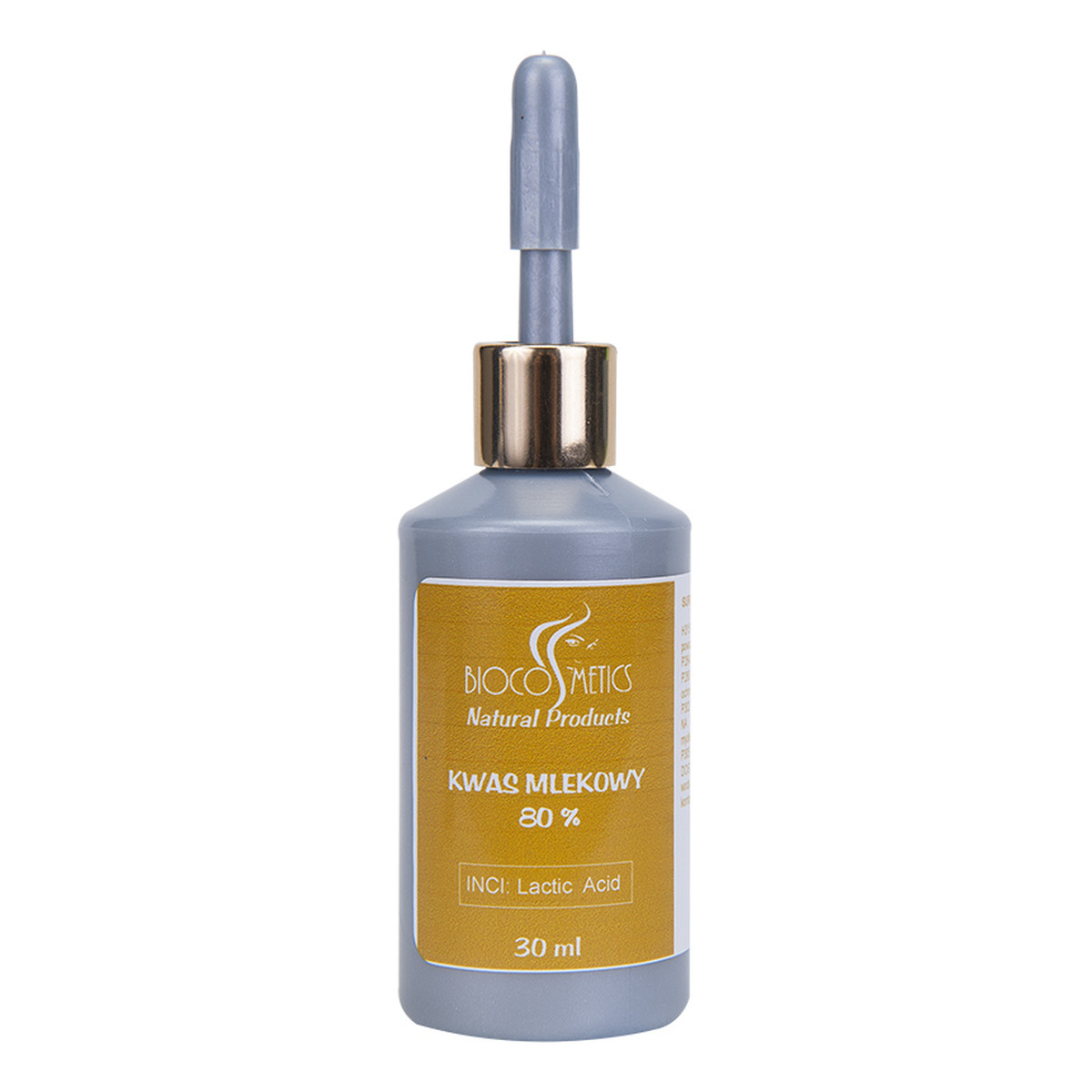 Biocosmetics Kwas L-Mlekowy - Lactic Acid Stężenie 80% 30ml