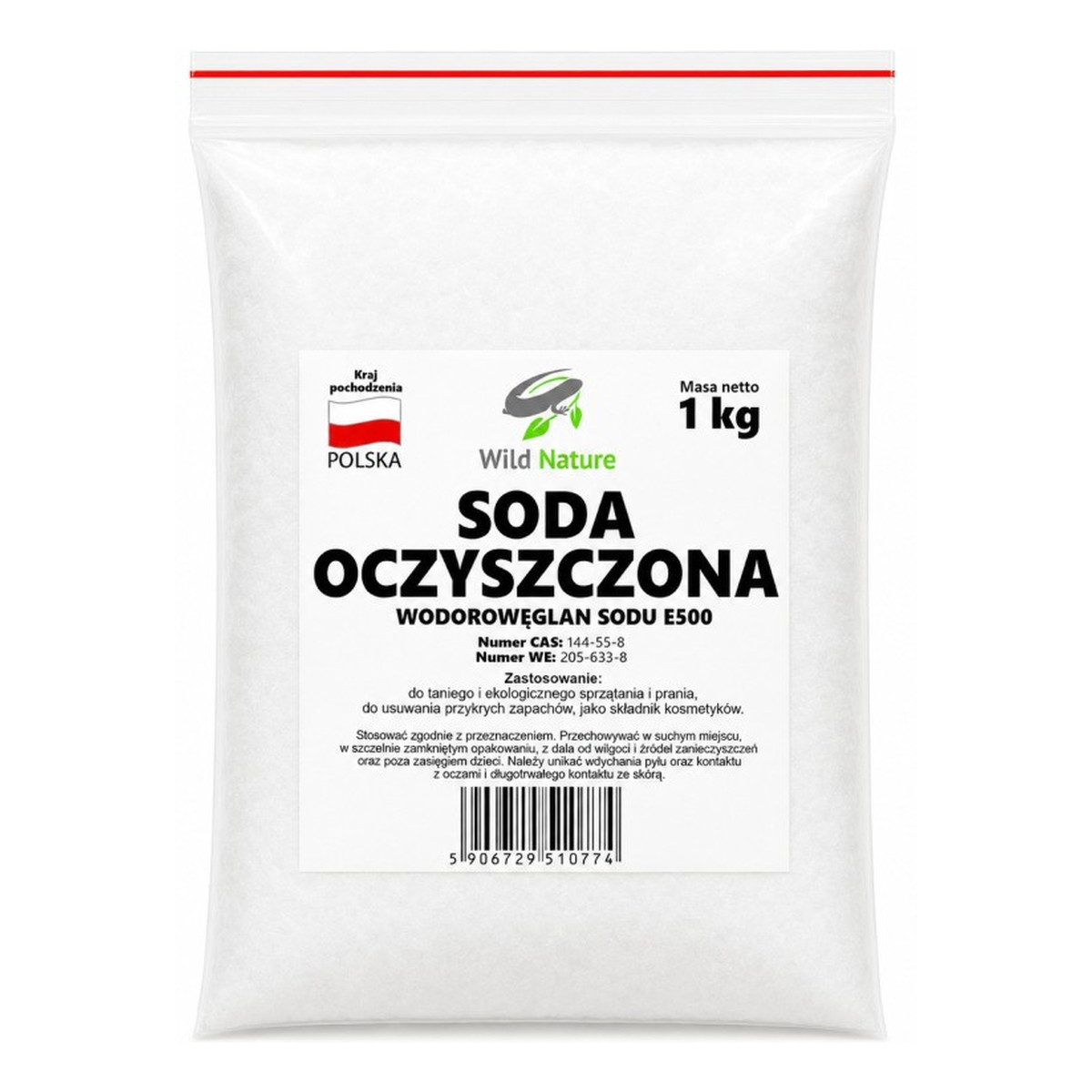 Wild Nature Soda oczyszczona Polska produkcja super jakość i cena 1000g