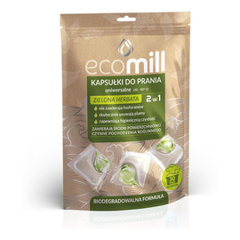 Kapsułki do prania 2w1 uniwersalne ZIELONA HERBATA 30 szt