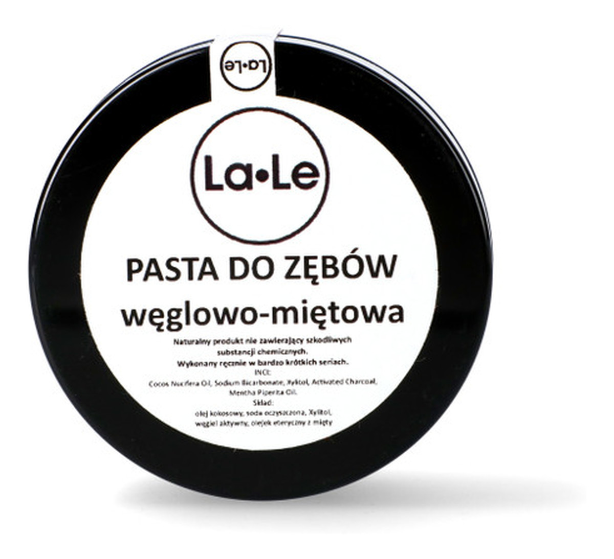 Pasta do zębów miętowo-węglowa