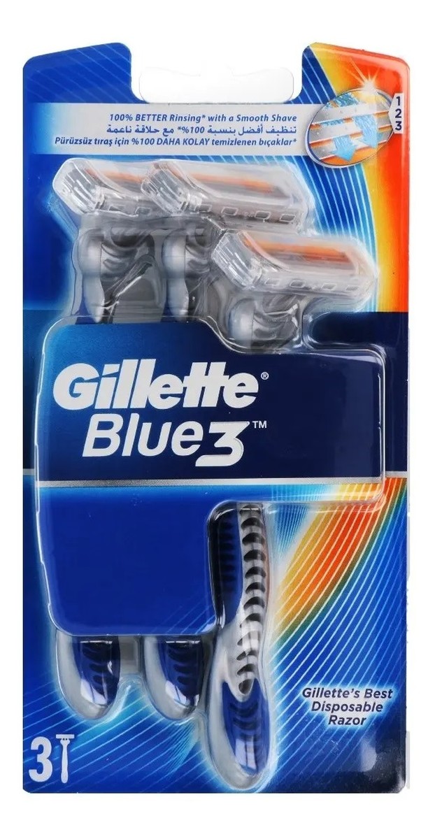 Blue 3 jednorazowa maszynka do golenia 3szt.