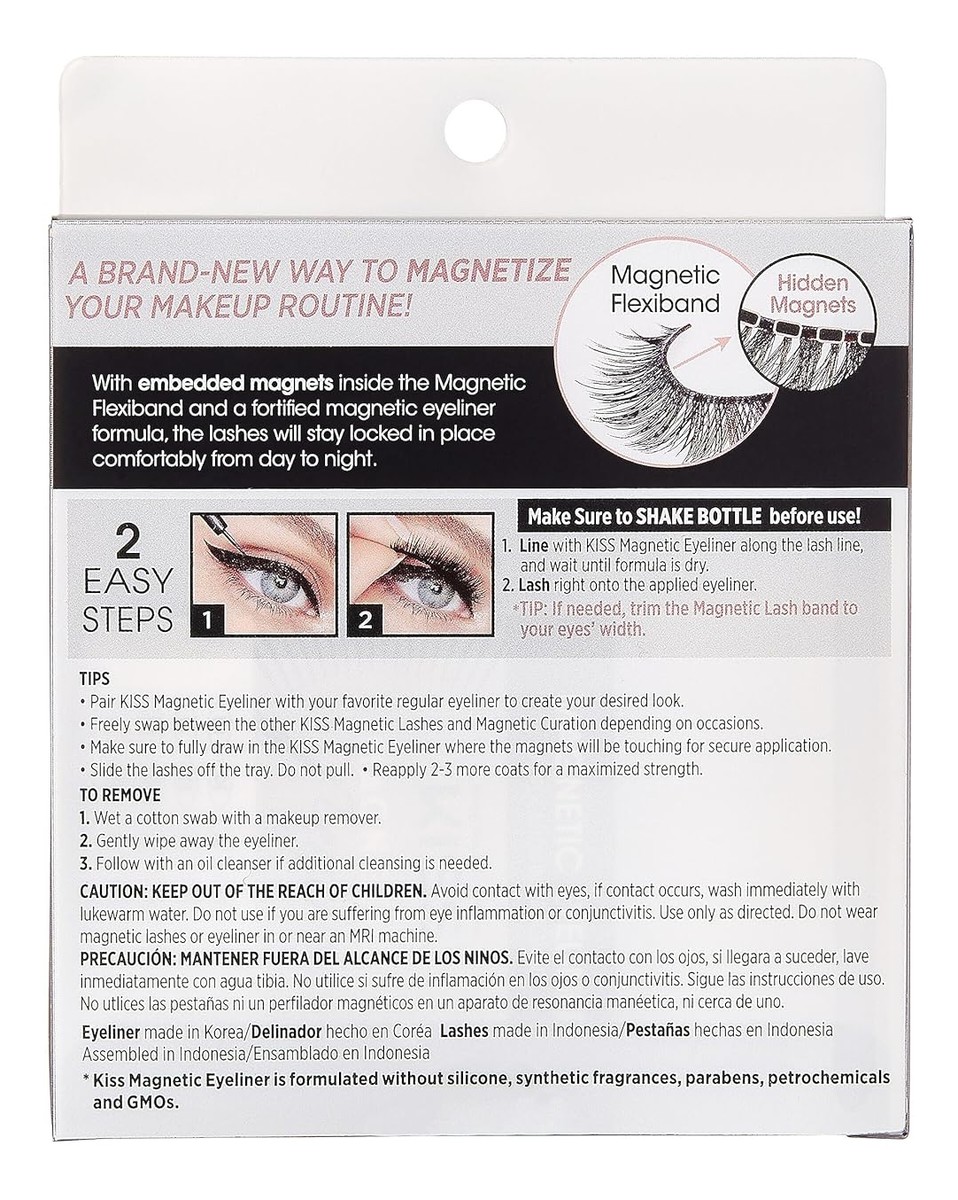 Zestaw Charm Rzęsy magnetyczne + eyeliner