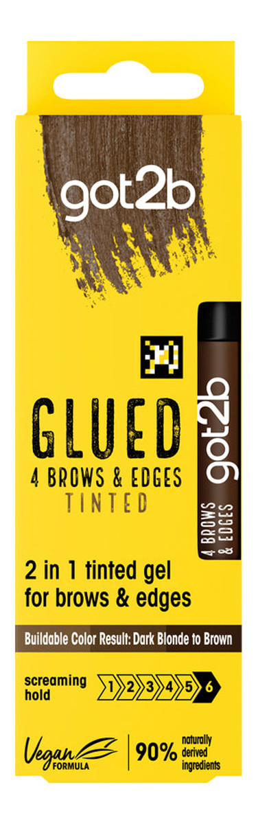 Żel do brwi Glued 4 Brows & Edges Brązowy