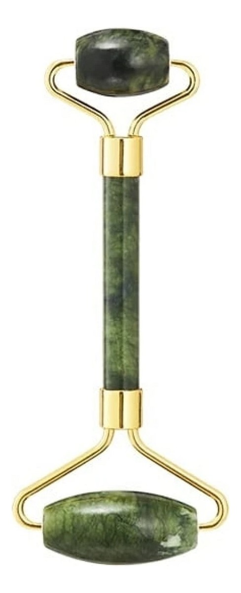 Roller do masażu twarzy z jadeitu green