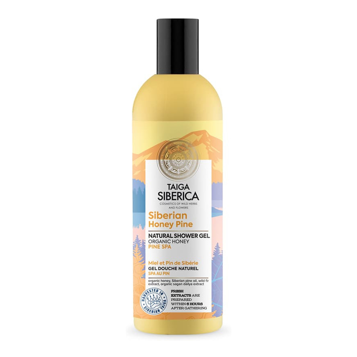 Natura Siberica Taiga Siberica naturalny Żel pod prysznic z syberyjskim miodem i sosną 270ml