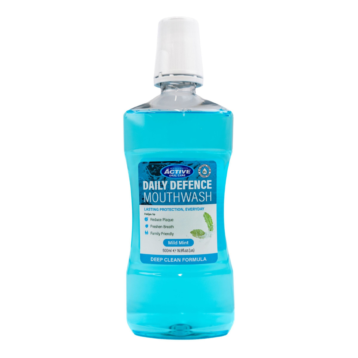 Beauty Formulas Daily Defence Płyn do płukania jamy ustnej Delikatna Mięta 500ml