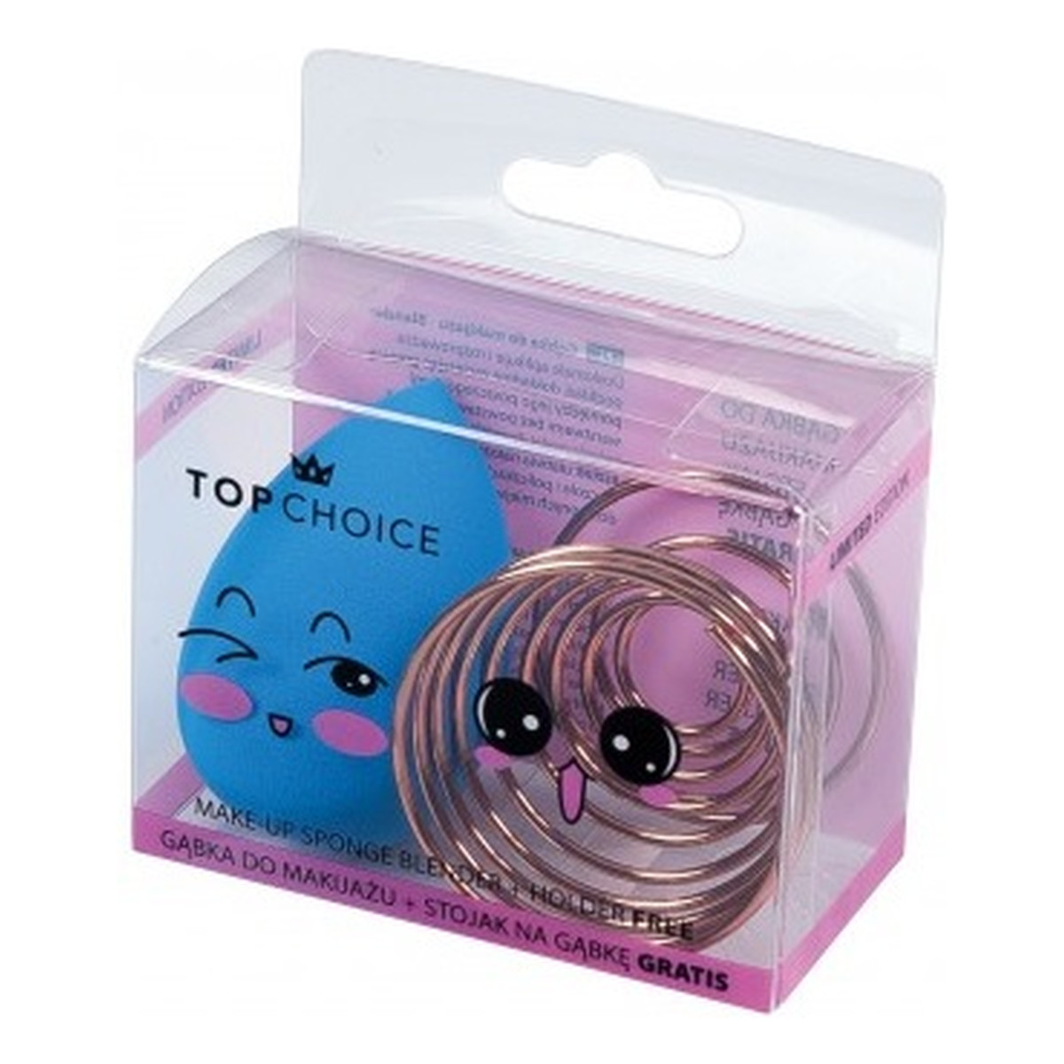 Top Choice Gąbka do makijażu 1szt + stojak 38181