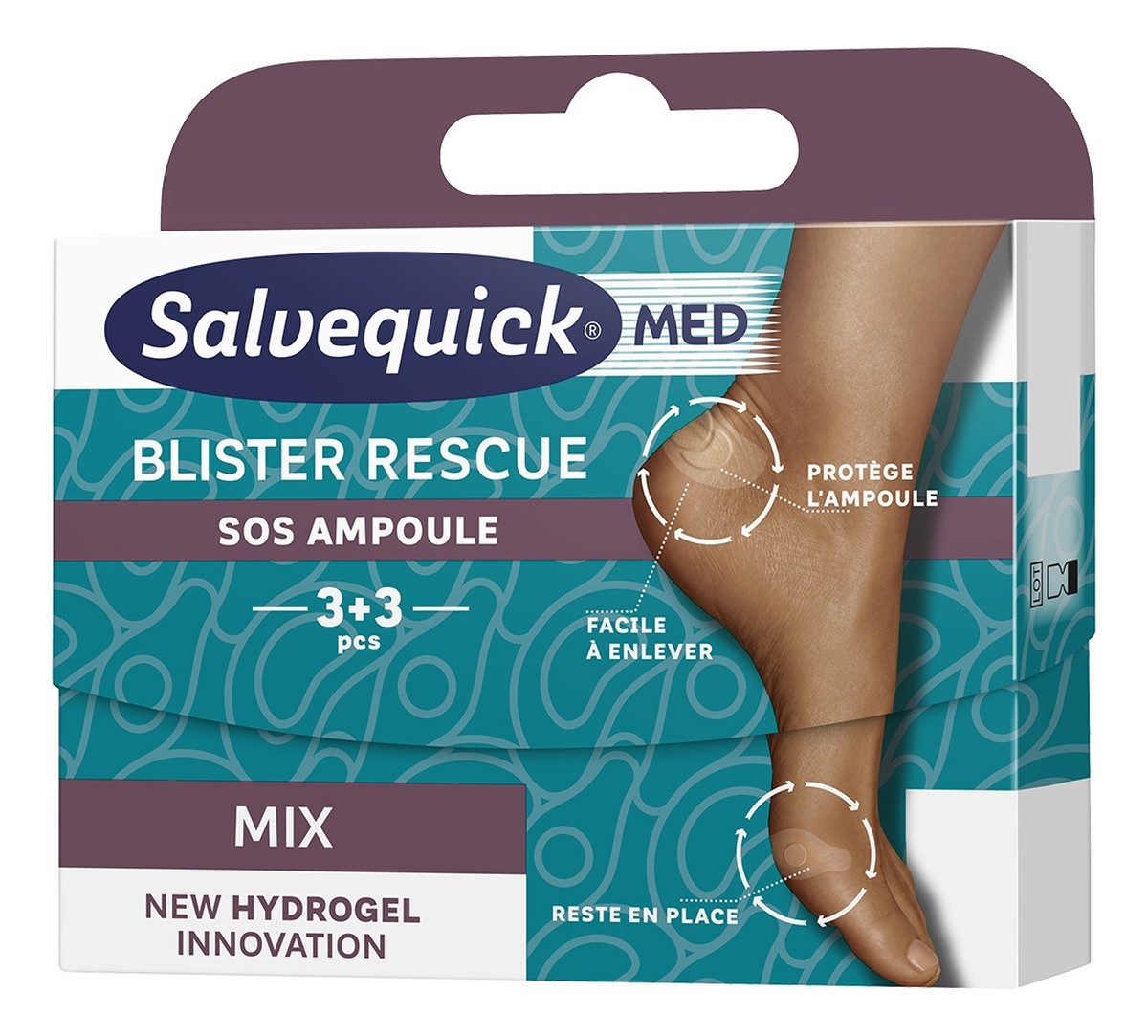 Blister Rescue Mix hydrożelowe plastry na pęcherze 6szt.