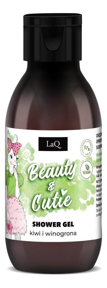 Mini Beauty & Cutie żel pod prysznic Kiwi i Winogrona