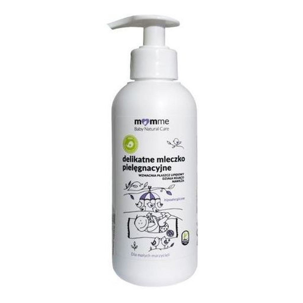 MomMe Baby Natural Care Delikatne mleczko pielęgnacyjne dla dzieci 250ml