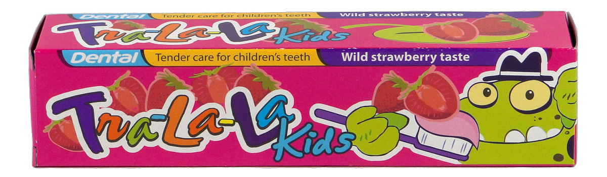 Pasta do zębów dla dzieci o smaku truskawki