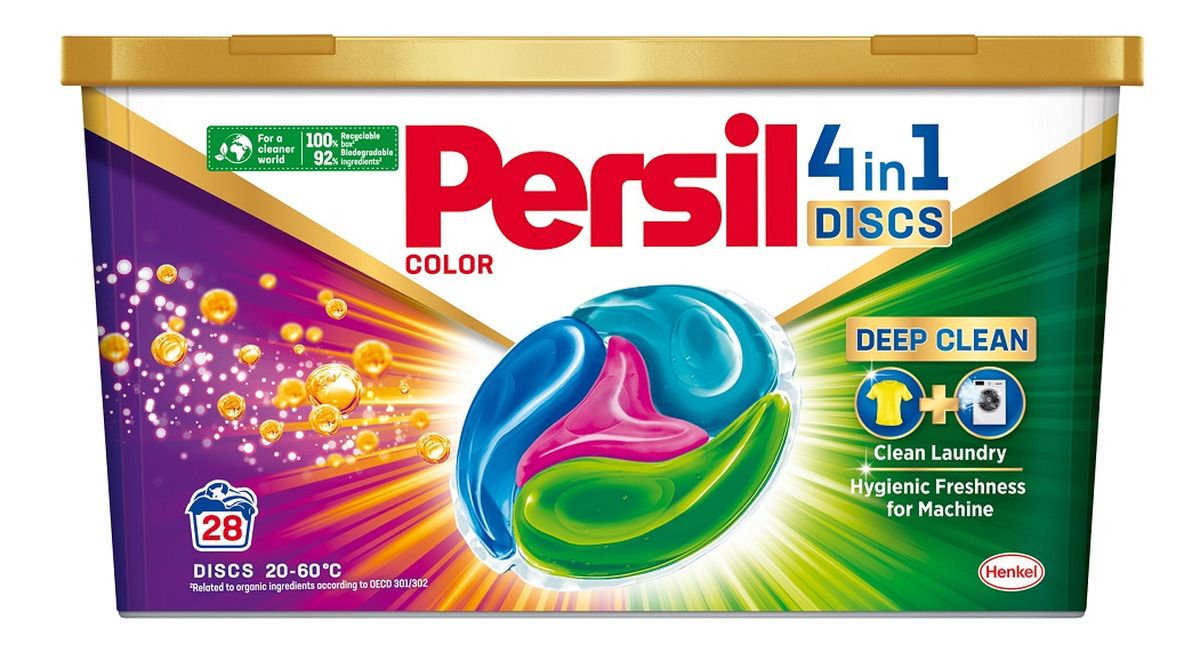 Discs 4in1 color kapsułki do prania kolorów 28szt.