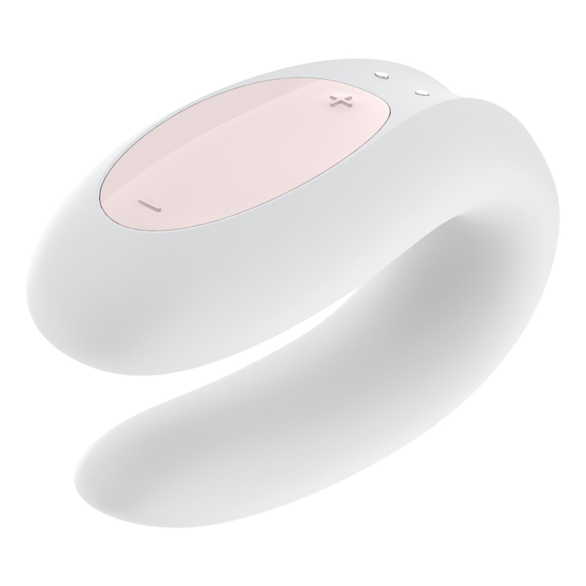 Satisfyer Double joy partner vibrator wibrator dla par sterowany aplikacją white