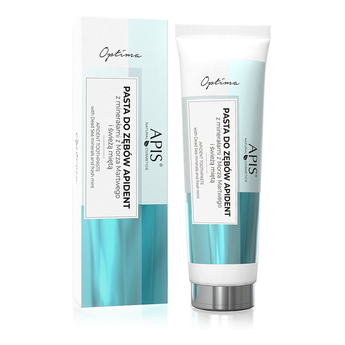 Apis Apident toothpaste Pasta do zębów z minerałami z morza martwego i świeżą miętą 4x100ml