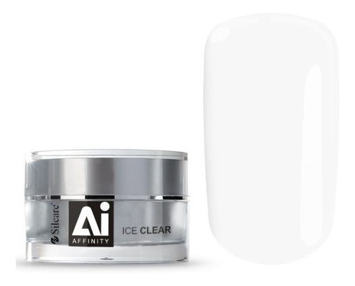 średniogęsty jednofazowy żel do paznokci Ice Clear