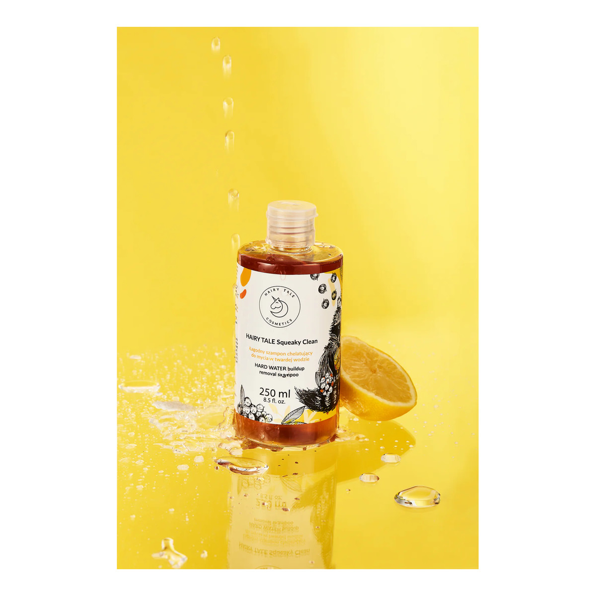 Hairy Tale Squeaky Clean Łagodny szampon chelatujący do mycia w twardej wodzie 250ml