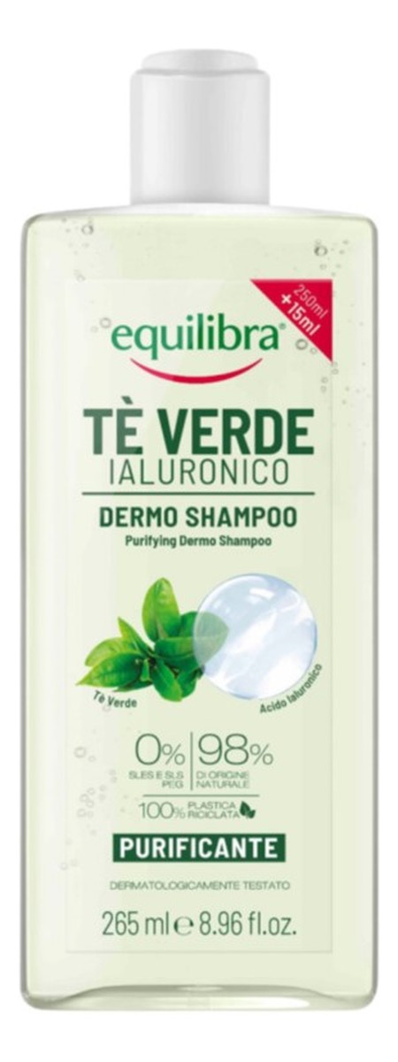 Purifying dermo shampoo oczyszczający szampon z zieloną herbatą i kwasem hialuronowym