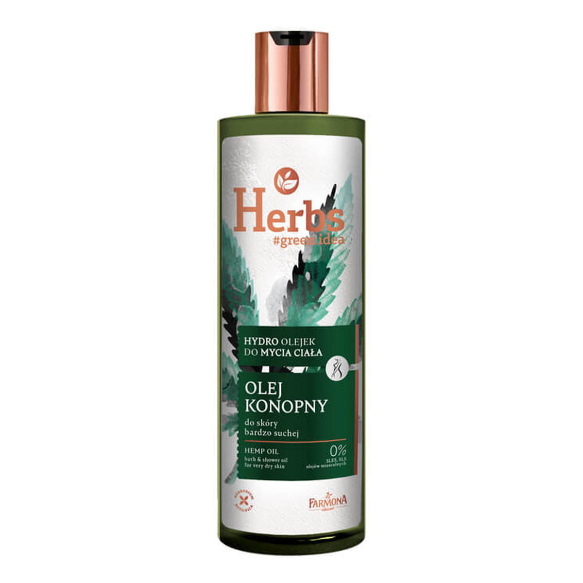 Farmona Herbs Nutri Szampon do włosów bardzo suchych - Olej Konopny 400ml