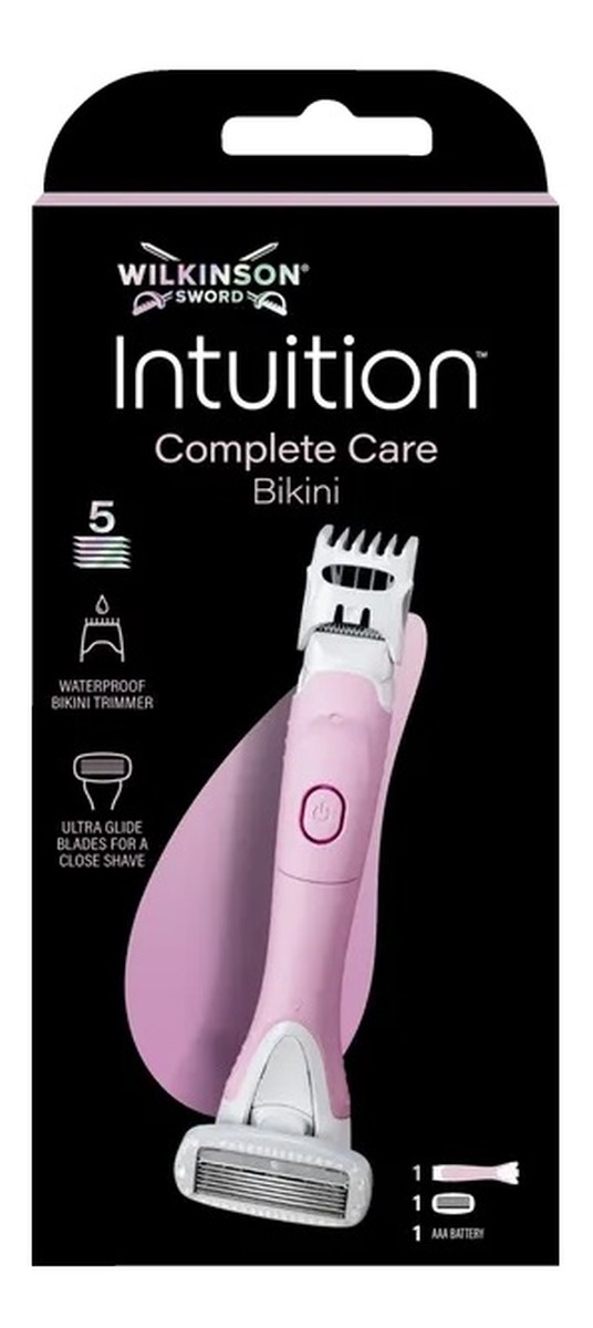 Care trymer do bikini i maszynka do golenia 2w1