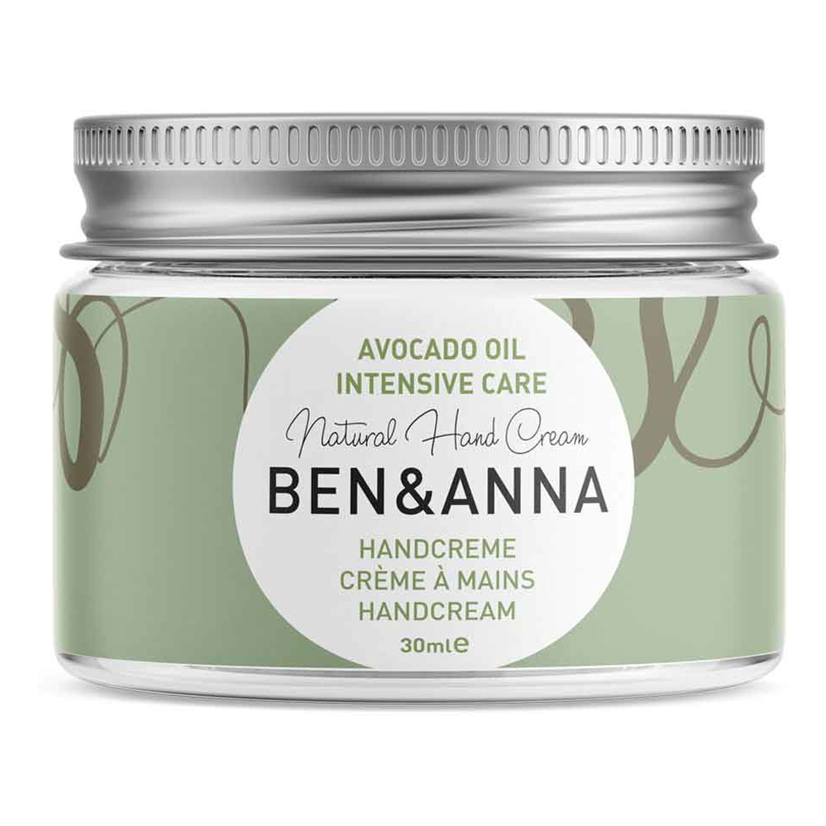 Ben&Anna Natural Hand Cream naturalny Krem do rąk z olejem z awokado intensive care 30ml