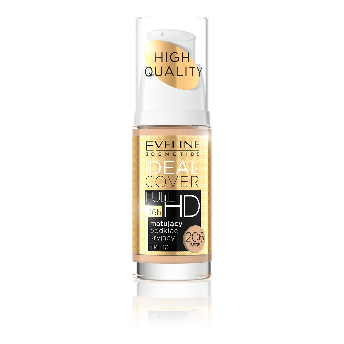 Eveline Ideal Cover Full HD Matujący Podkład Kryjący SPF 10 30ml