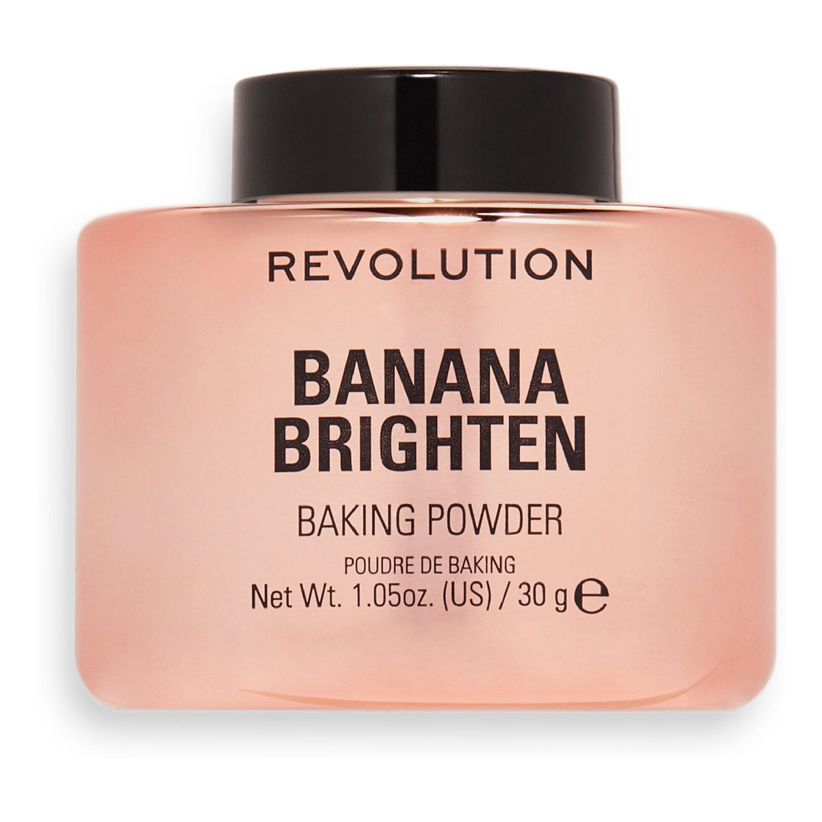 Makeup Revolution Baking Powder rozświetlający sypki puder do twarzy Banana Brighten 30g