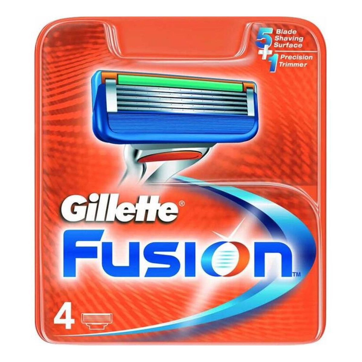 Gillette Fusion wymienne ostrza do maszynki do golenia 4szt