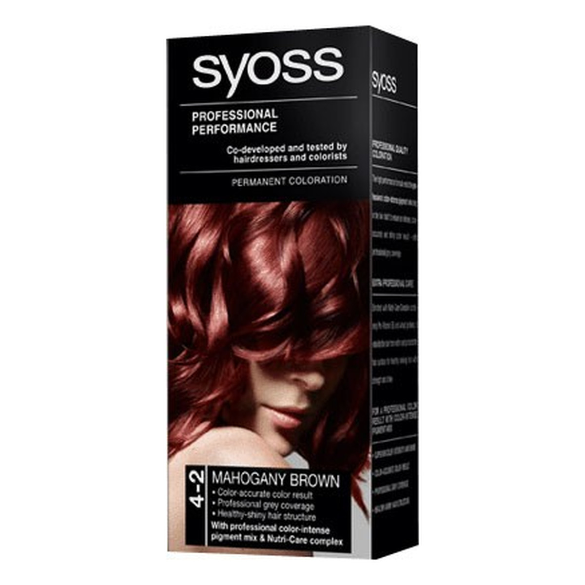 Syoss Professional Performance Farba Do Włosów Mahoniowy Brąz 4-2 210g