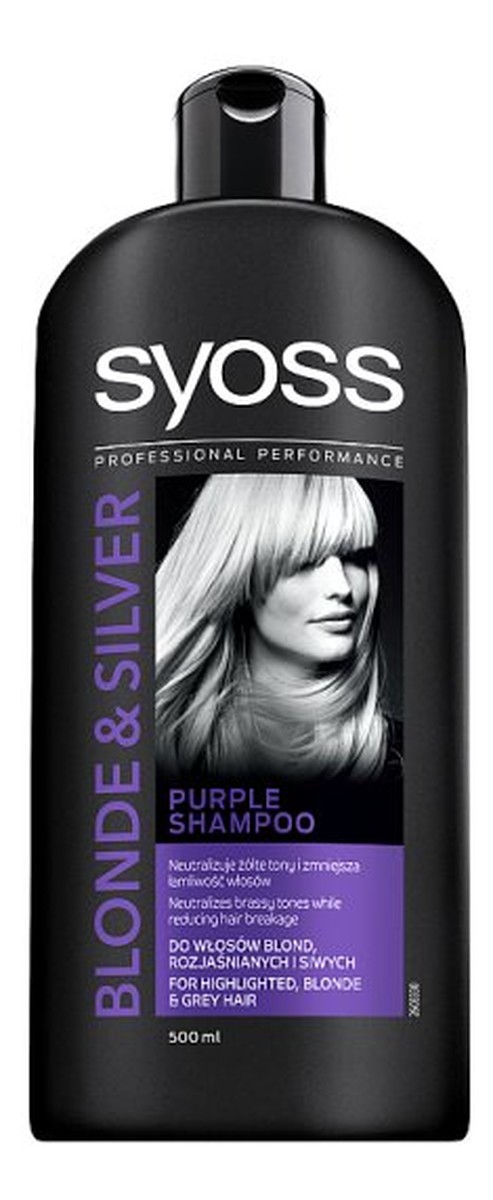Blonde & Silver Purple Shampoo szampon neutralizujący żółte tony do włosów blond i siwych